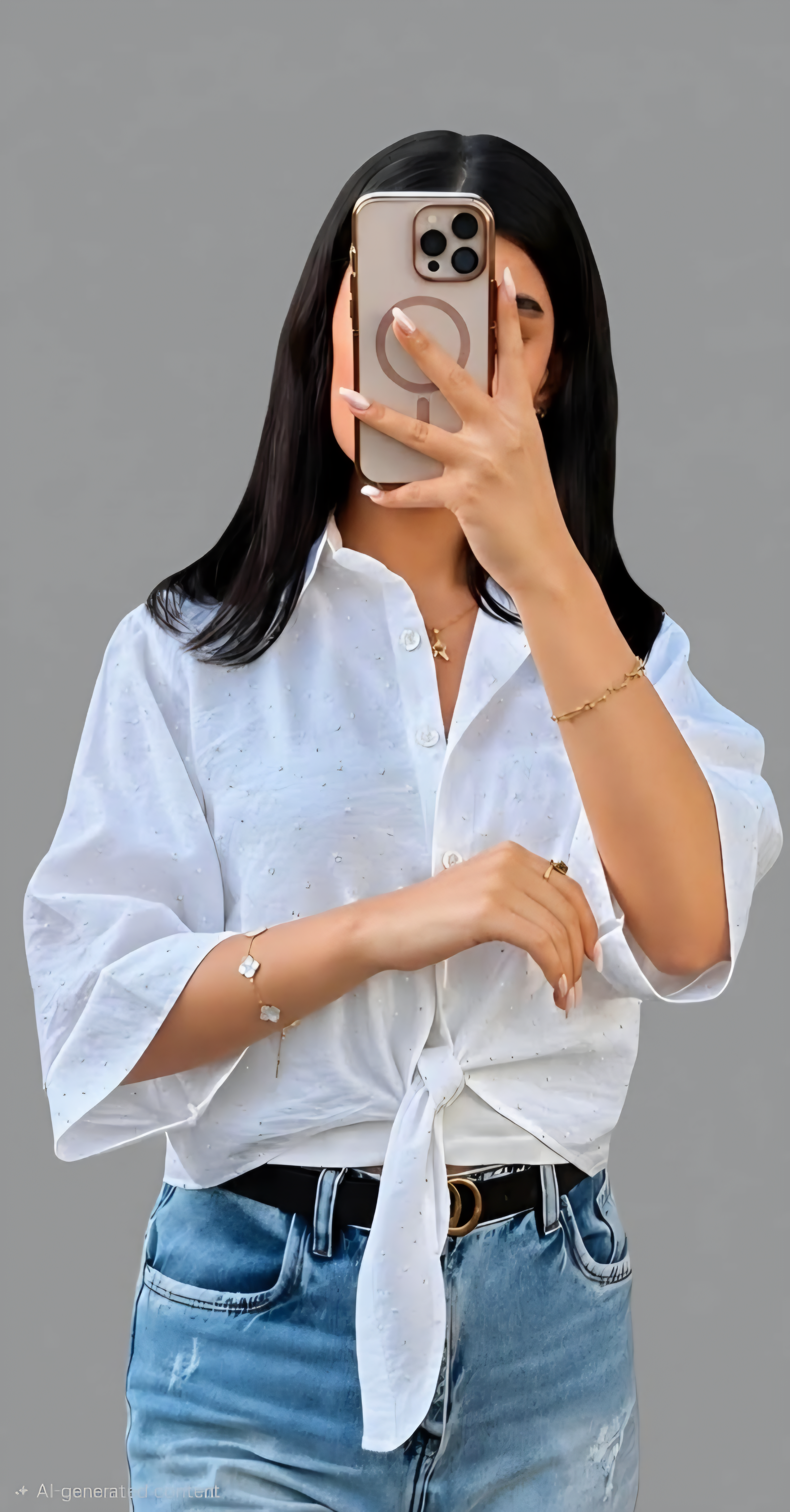 شومیز نگین دار دخترانه